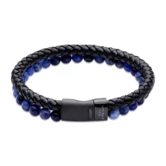 Unique & Co - Férfi bőr karkötő - B526BLUE