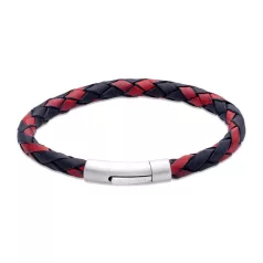 Unique & Co - Férfi bőr karkötő - B531BAR 