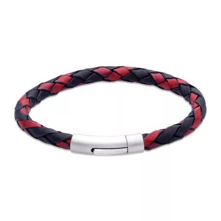 Unique & Co - Férfi bőr karkötő - B531BAR 