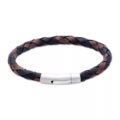 Unique & Co - Férfi bőr karkötő - B531BD 