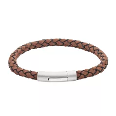 Unique & Co - Férfi bőr karkötő - B561BR