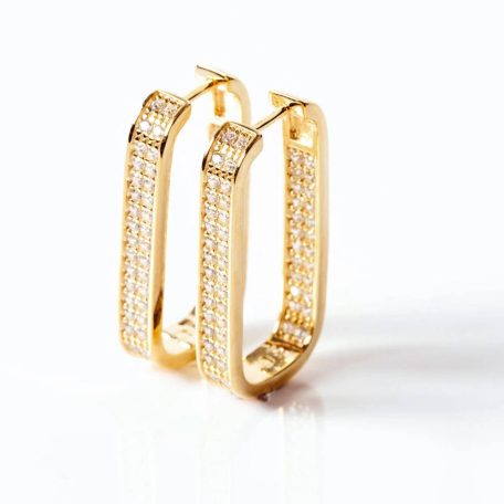 Sif Jakobs - Ezüst fülbevaló - E1064-CZ(YG) 