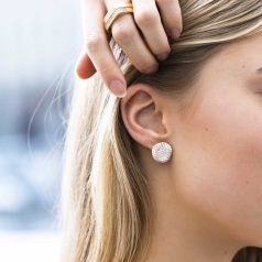 Sif Jakobs - Ezüst fülbevaló - E2059-CZ(RG)