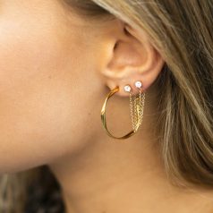 Sif Jakobs - Ezüst fülbevaló - E3008-(YG) 