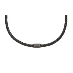 Unique & Co - Férfi bőr nyaklánc - K376BL