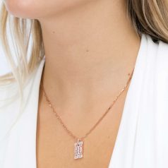 Sif Jakobs - Ezüst nyaklánc medállal - P0058-CZ(RG)-45